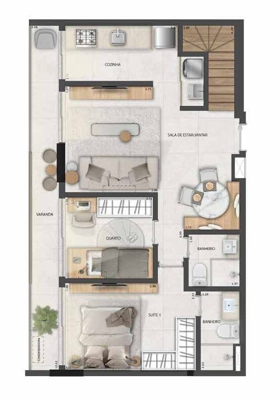 Apartamento à venda com 2 quartos, 71m² - Foto 44