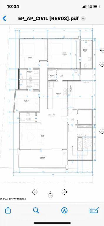 Apartamento à venda com 3 quartos, 138m² - Foto 6
