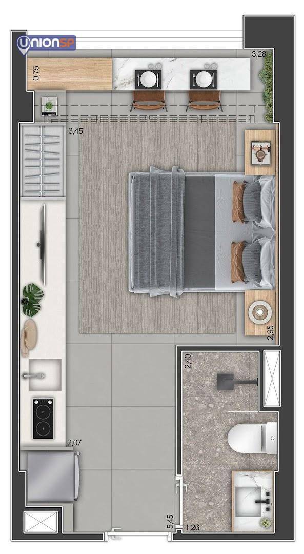 Apartamento à venda com 2 quartos, 43m² - Foto 50