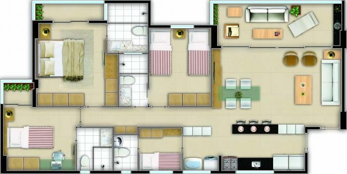 Apartamento à venda com 3 quartos, 80m² - Foto 5