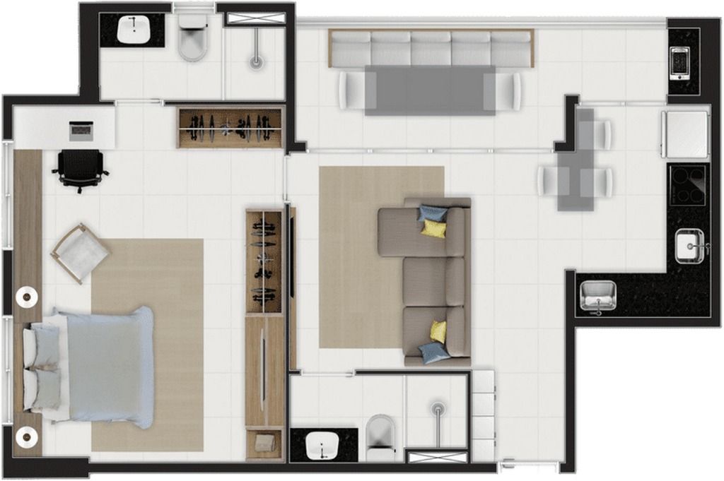 Apartamento à venda com 2 quartos, 58m² - Foto 20