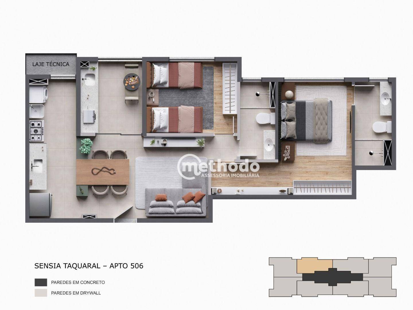 Apartamento à venda com 2 quartos, 61m² - Foto 26