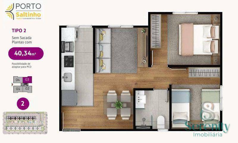 Apartamento para alugar com 1 quarto, 40m² - Foto 14