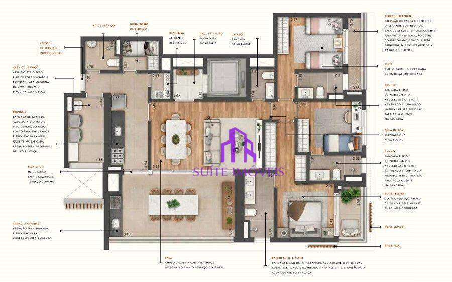 Apartamento à venda com 2 quartos, 94m² - Foto 30