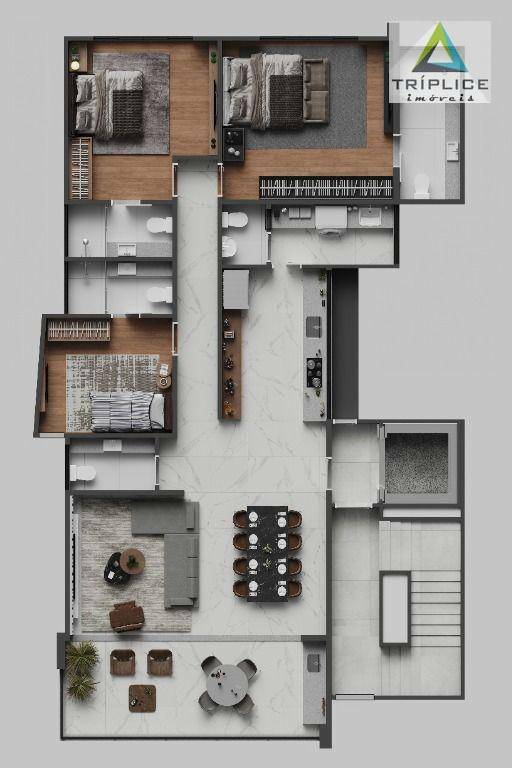 Apartamento à venda com 3 quartos, 130m² - Foto 7