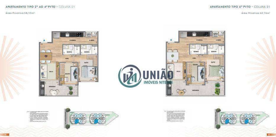 Apartamento à venda com 2 quartos, 58m² - Foto 17