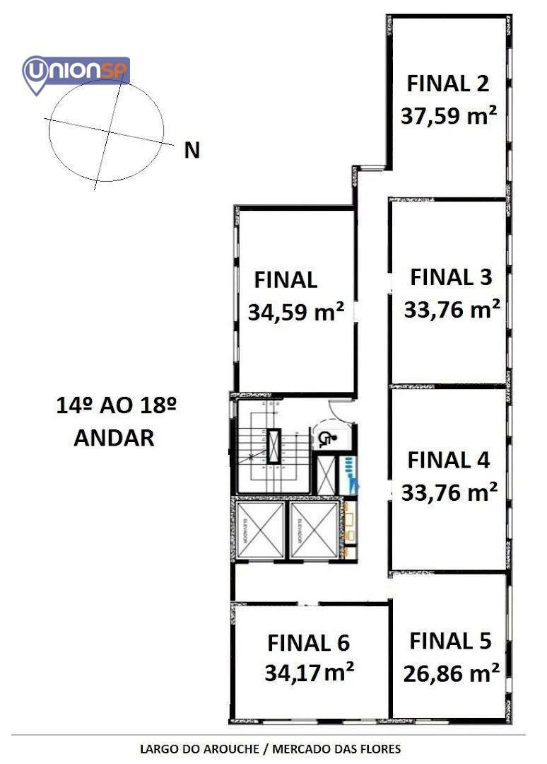 Apartamento à venda com 1 quarto, 26m² - Foto 11