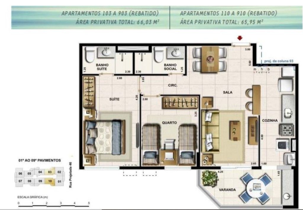 Cobertura à venda com 3 quartos, 162m² - Foto 2