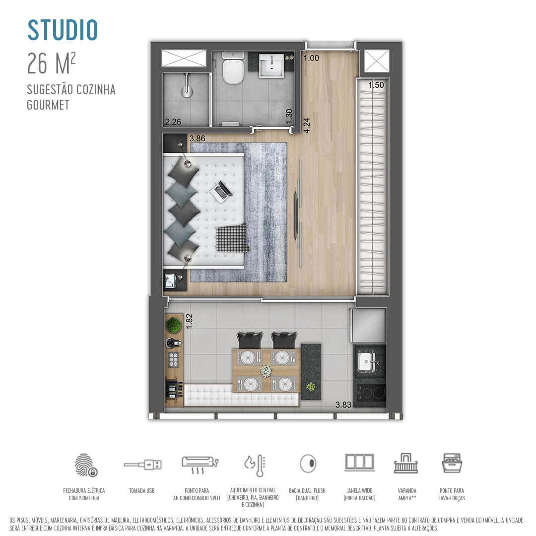 Apartamento à venda com 2 quartos, 2060m² - Foto 26