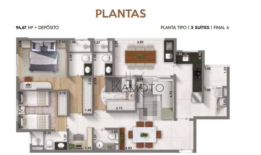 Apartamento à venda com 2 quartos, 94m² - Foto 24