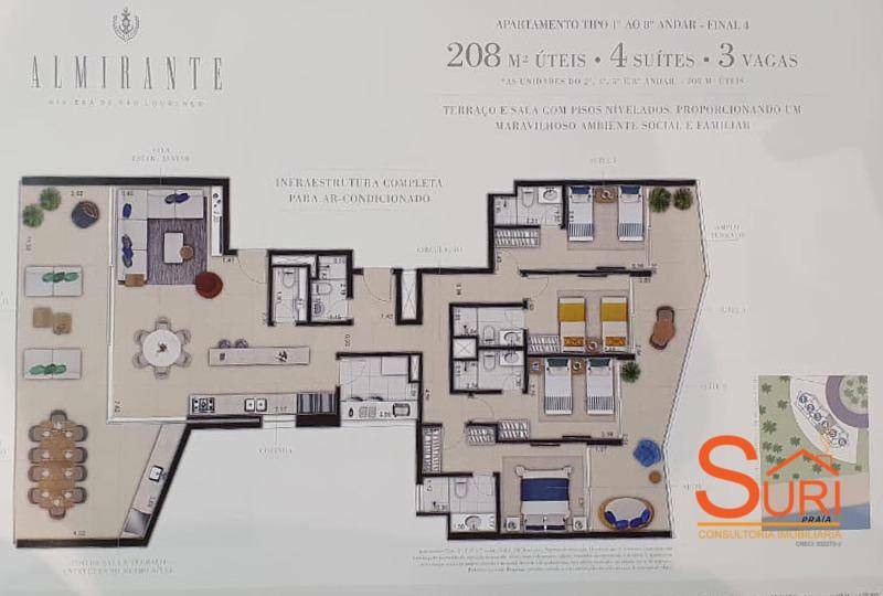 Apartamento à venda com 4 quartos, 239m² - Foto 15