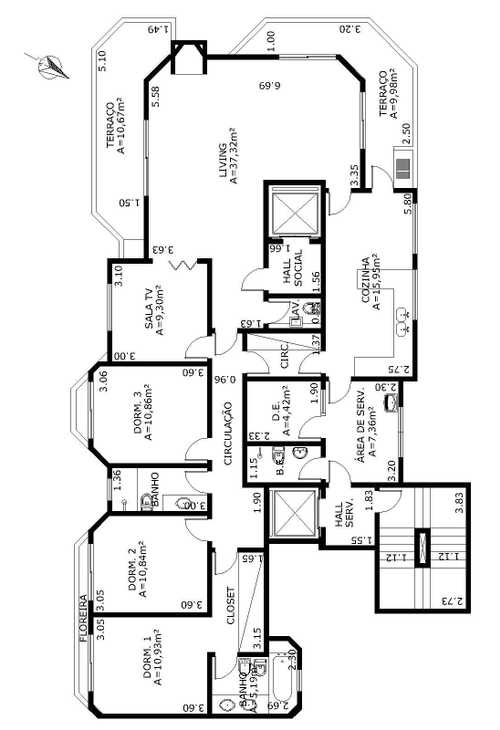 Apartamento à venda com 3 quartos, 177m² - Foto 8