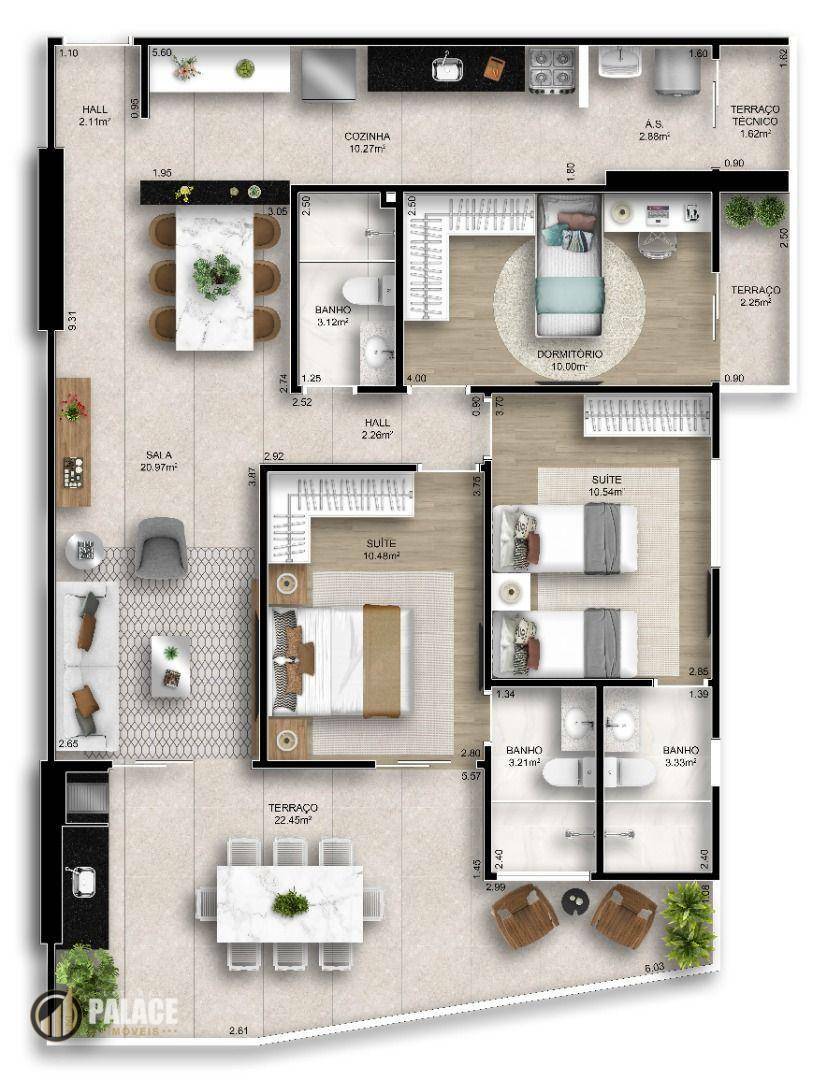 Apartamento à venda com 3 quartos, 115m² - Foto 59