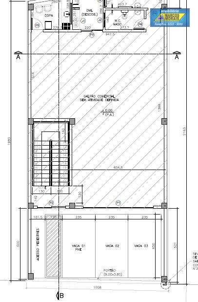 Loja-Salão para alugar, 374m² - Foto 2