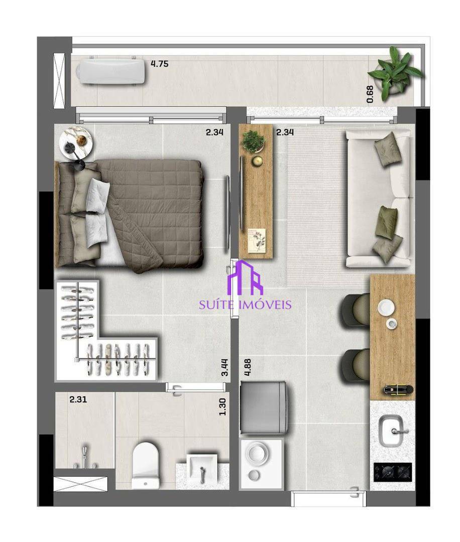 Apartamento à venda com 2 quartos, 82m² - Foto 5