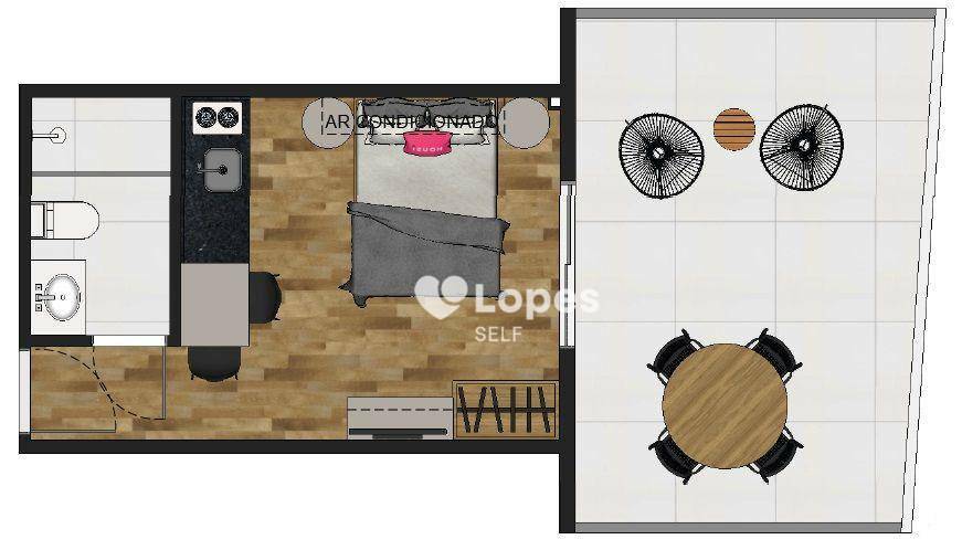 Kitnet e Studio à venda com 1 quarto, 26m² - Foto 49