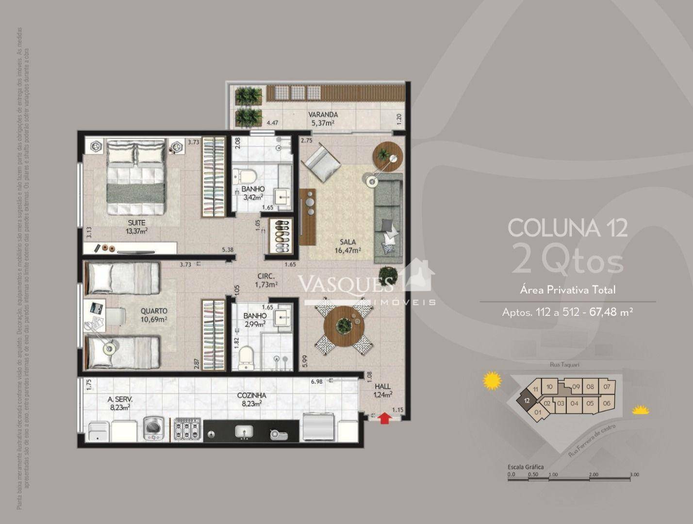 Apartamento à venda com 1 quarto, 48m² - Foto 22