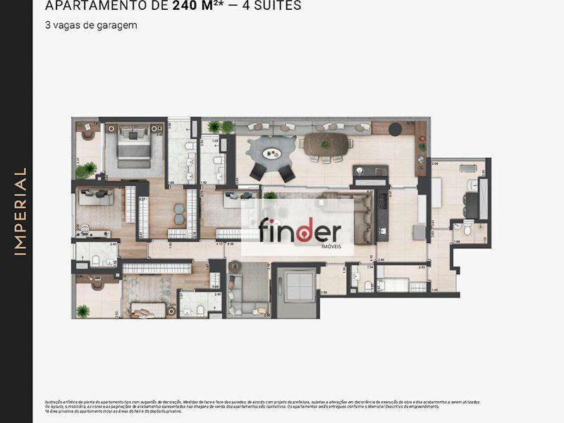 Apartamento à venda com 4 quartos, 240m² - Foto 19