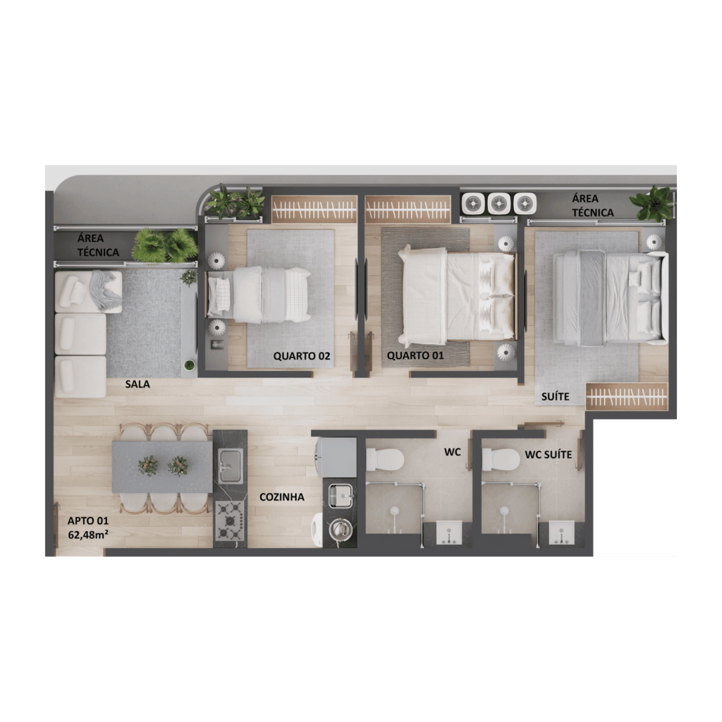 Apartamento à venda com 2 quartos, 50m² - Foto 23