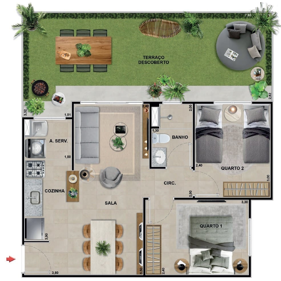 Apartamento à venda com 2 quartos, 4663m² - Foto 26