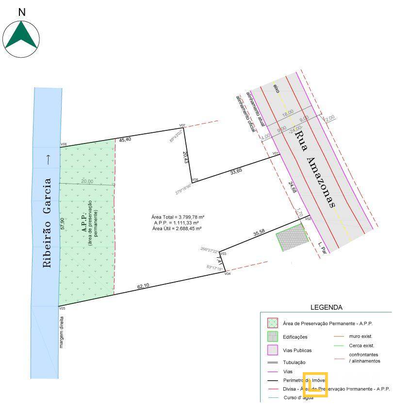 Terreno, 3799 m² - Foto 2