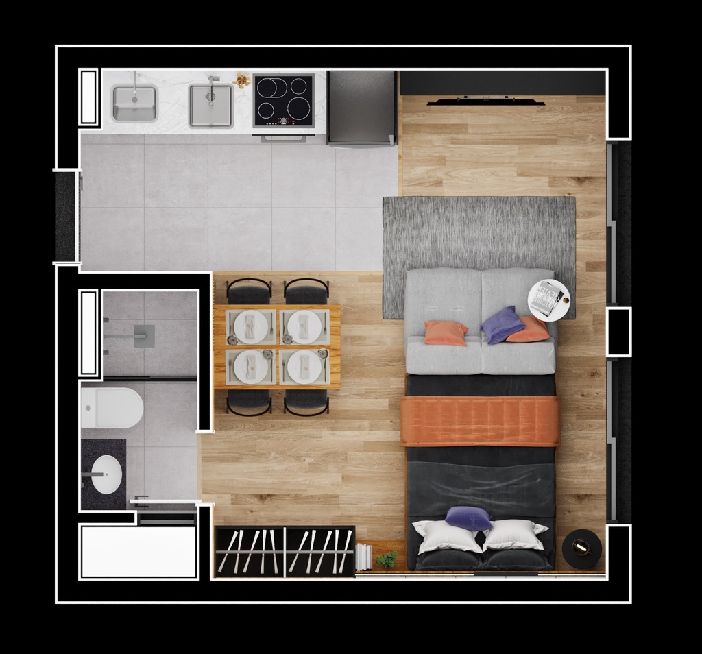 Apartamento à venda com 1 quarto, 2668m² - Foto 39