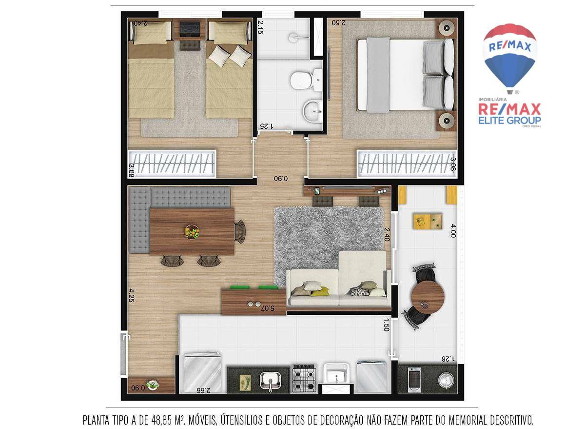 Apartamento à venda com 2 quartos, 45m² - Foto 32