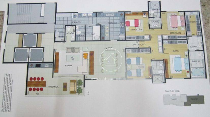 Apartamento à venda com 4 quartos, 197m² - Foto 5