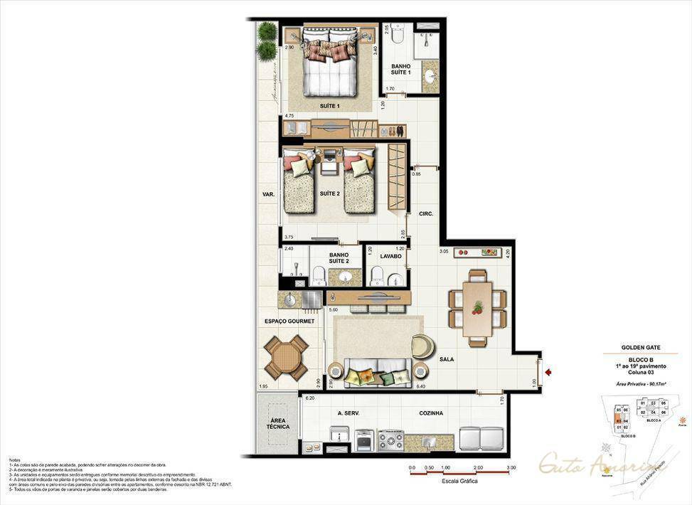 Apartamento à venda com 3 quartos, 115m² - Foto 26