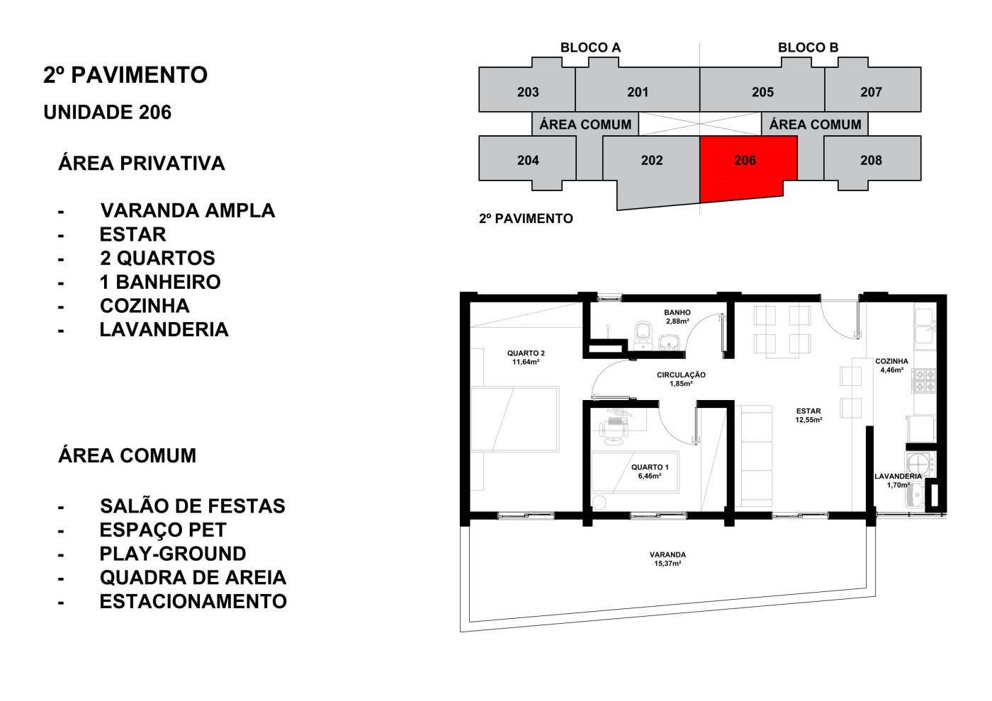 Apartamento à venda com 2 quartos, 52m² - Foto 12
