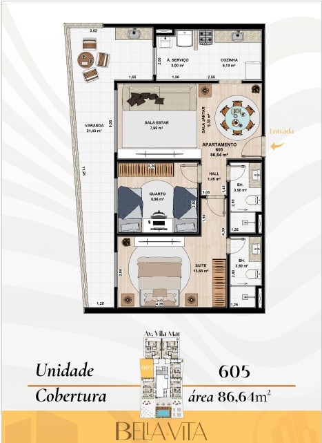 Apartamento à venda com 3 quartos, 132m² - Foto 18