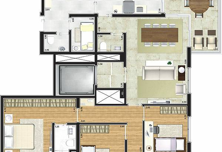 Apartamento à venda com 4 quartos, 132m² - Foto 5