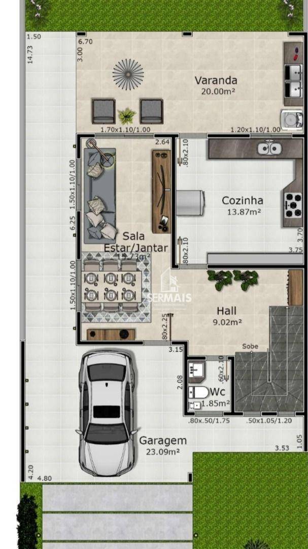 Sobrado à venda com 3 quartos, 160m² - Foto 9