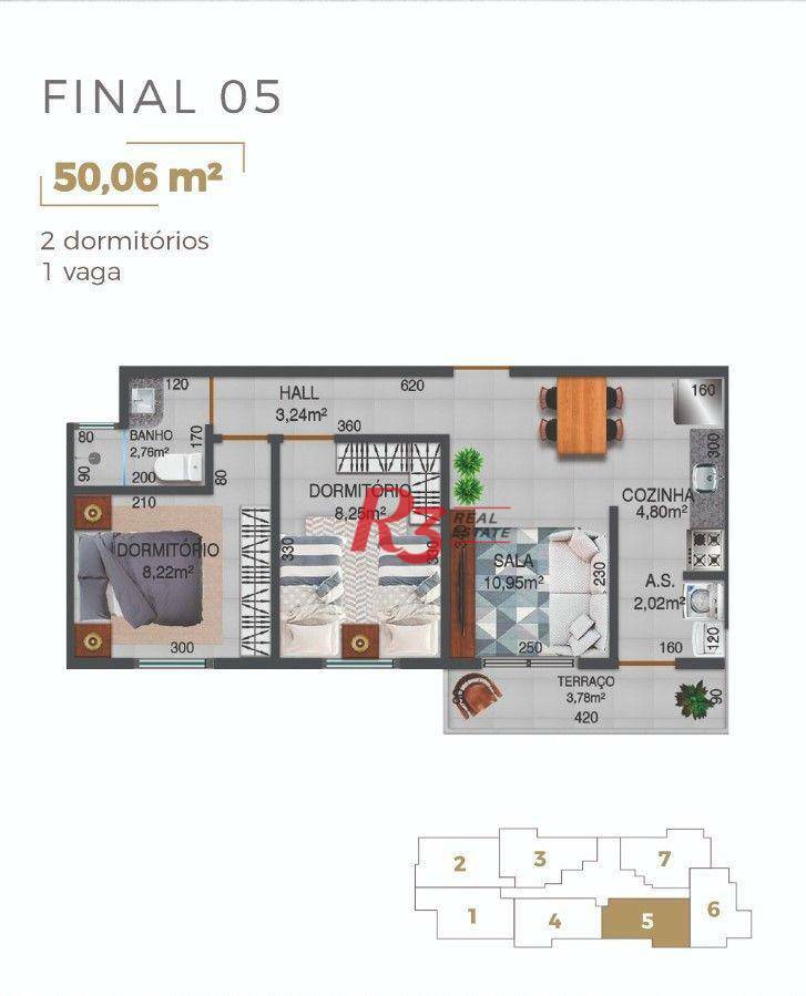 Apartamento à venda com 2 quartos, 50m² - Foto 11