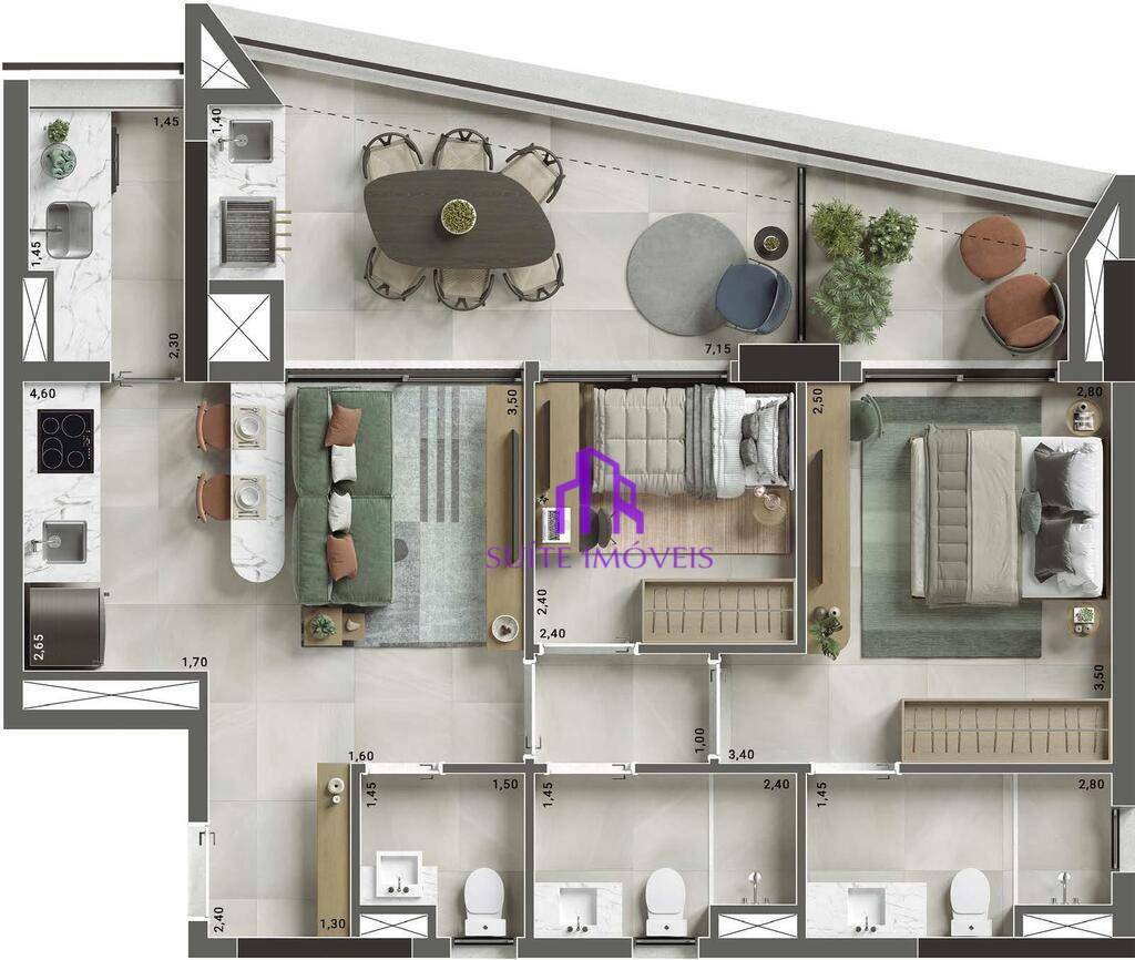 Cobertura à venda com 2 quartos, 146m² - Foto 24