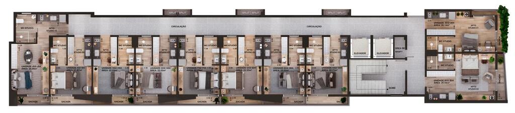 Apartamento à venda com 1 quarto, 2198m² - Foto 14