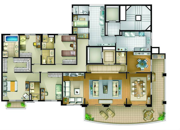 Apartamento à venda com 4 quartos, 245m² - Foto 8