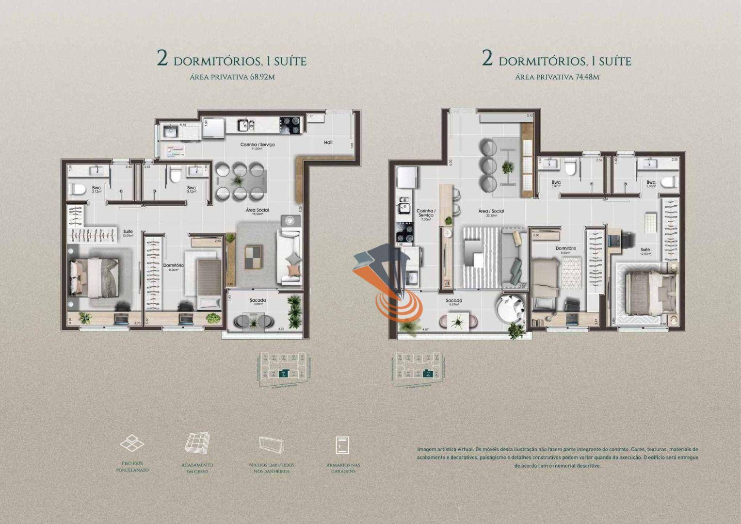 Apartamento à venda com 2 quartos, 108m² - Foto 20