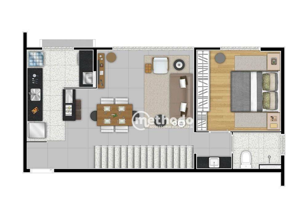 Apartamento à venda com 1 quarto, 51m² - Foto 19