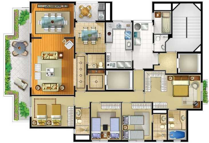 Apartamento à venda com 4 quartos, 173m² - Foto 2