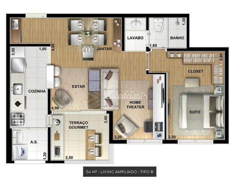 Apartamento à venda com 3 quartos, 117m² - Foto 16