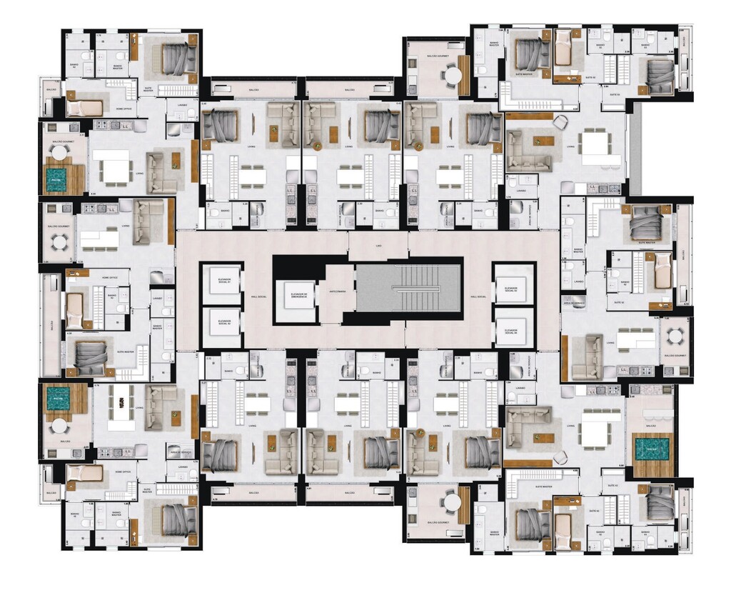 Apartamento, 3 quartos, 93 m² - Foto 39