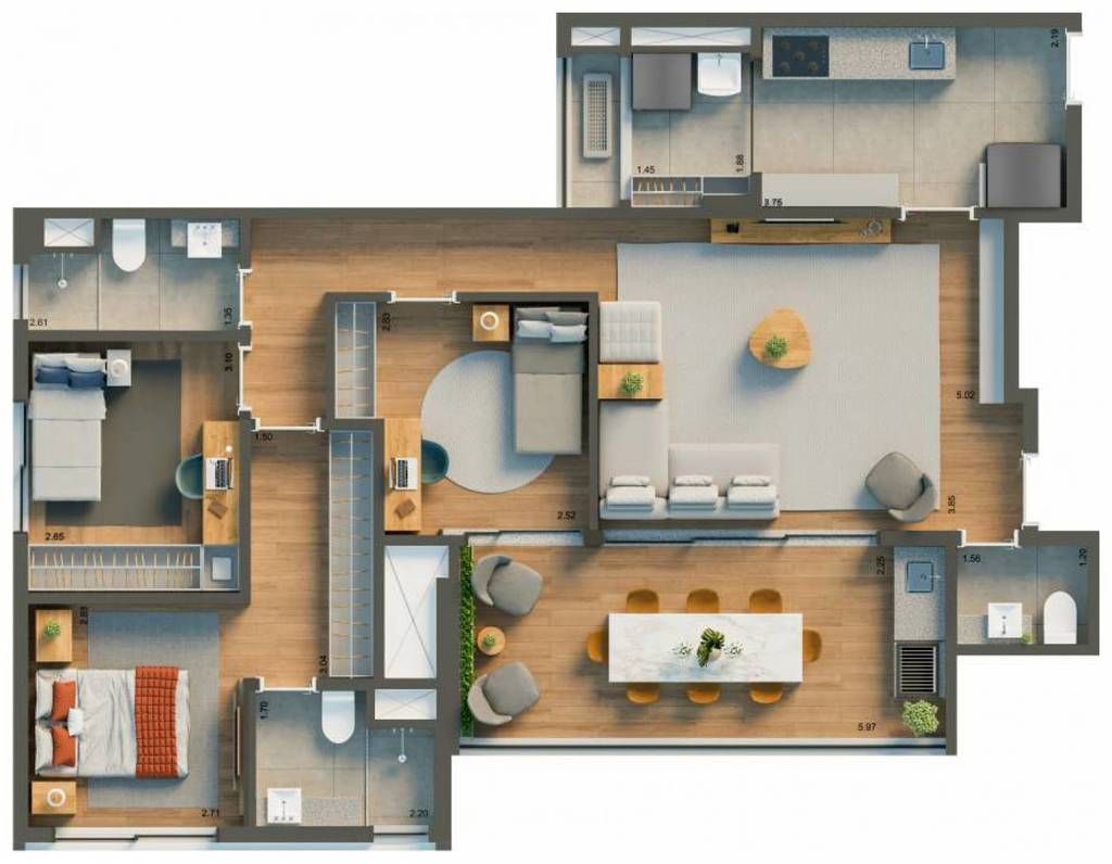 Apartamento à venda com 4 quartos, 147m² - Foto 18