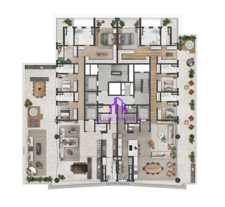 Apartamento à venda com 4 quartos, 333m² - Foto 26