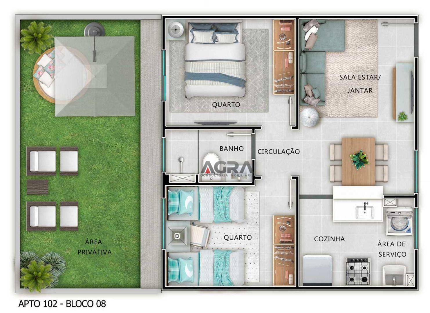 Apartamento à venda com 2 quartos, 44m² - Foto 12