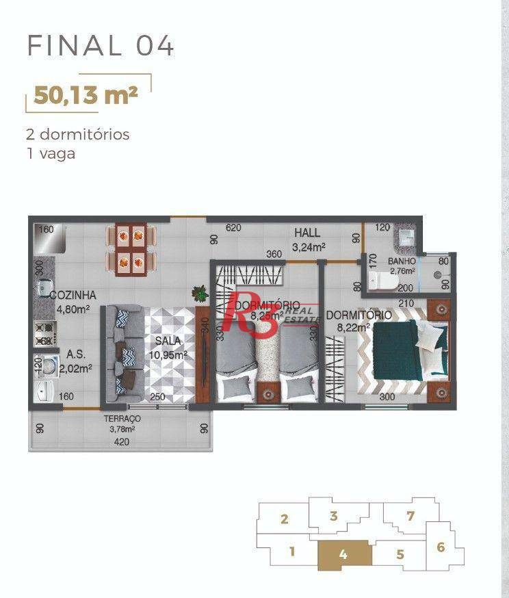 Apartamento à venda com 2 quartos, 50m² - Foto 11