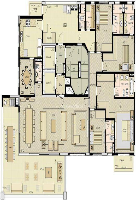 Apartamento à venda com 4 quartos, 270m² - Foto 32