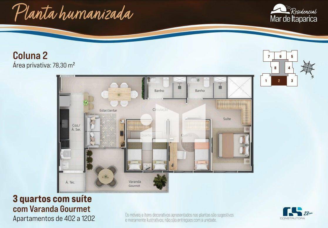 Apartamento à venda com 2 quartos, 60m² - Foto 30