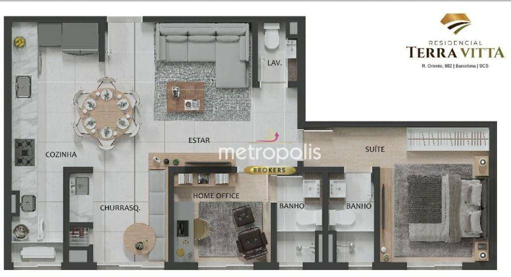 Apartamento à venda com 3 quartos, 86m² - Foto 15