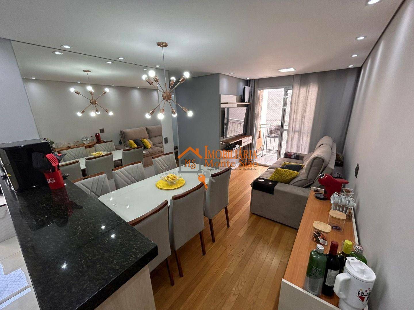 Apartamento à venda com 3 quartos, 62m² - Foto 3